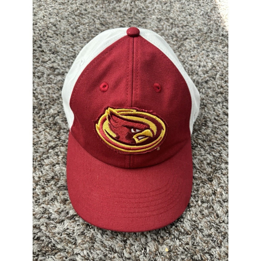 Iowa State Cyclones Strapback‎ Hat Cap red/White By Authentic Brand Iowa